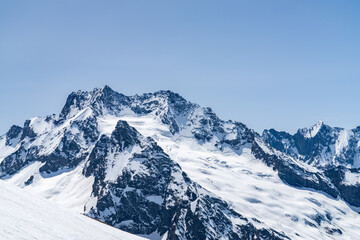 Winter mountain landscape