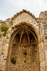 Rhodes Island, Greece, a symbol of Rhodes, of the famous Knights Grand Master Palace (also known as Castello) in the Medieval town of rhodes