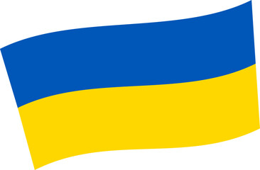 The national flag of Ukraine vector illustration