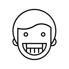 boxer's teeth protector icon. outline icon
