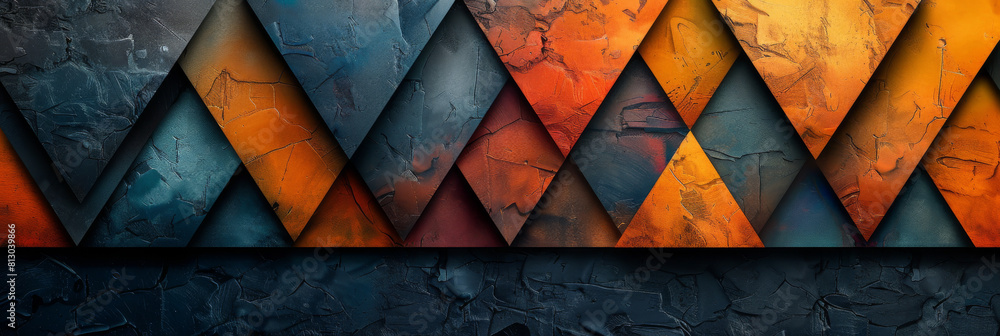 Wall mural geometric shape abstract