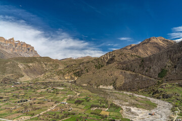 landscape in the mountains