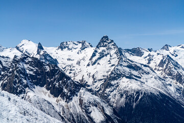 Winter mountain landscape