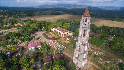 Iznaga Tower in Valle de los Ingenios, Trinidad