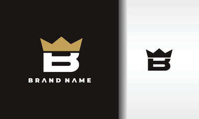 letter B crown logo