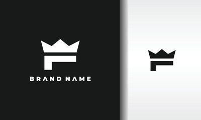 letter F crown logo