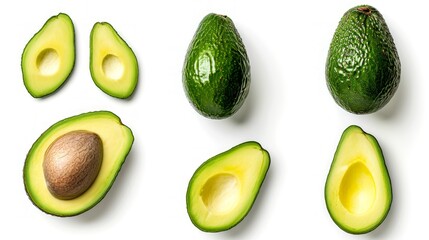 Captivating Close-Up of Avocados in Stunning