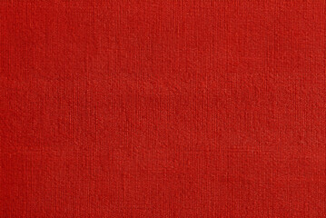 Seamless Dark Red Linen Fabric Texture Background