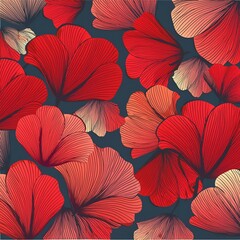 Nature background with poppy petals