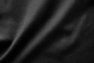 Black Fabric Texture, Abstract Background
