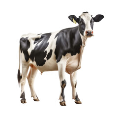  cow isolated on a transparent background