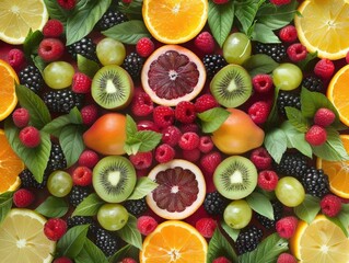 Fruit Symmetry Create symmetrical arrangements for a balanced look