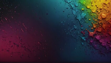 Empty mock surface dark retail, vibrant, Colorful gradient splash, hd, 4k, high-quality, highly detailed, photorealistic, RAW, high quality, dynamic lighting, sharp focus, ultra realistic, masterpiece