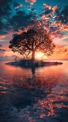 treesunrise