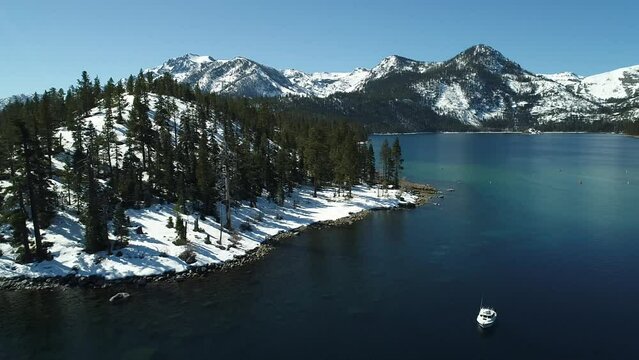 Beautiful Lake Tahoe and emerald bay
