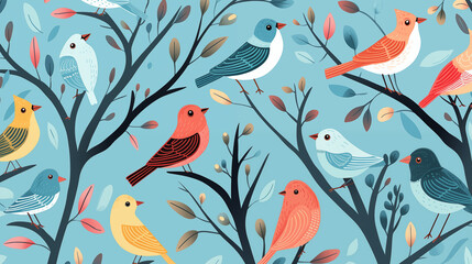 Obraz premium Bird Image, Pattern Style, For Wallpaper, Desktop Background, Smartphone Cell Phone Case, Computer Screen, Cell Phone Screen, Smartphone Screen, 16:9 Format - PNG