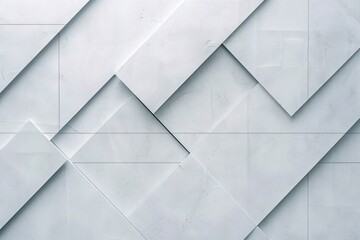 Minimalist geometric pattern background in white and gray
