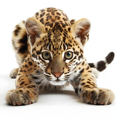 Animated style Leopard Cat