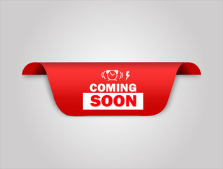 red flat sale web banner for coming soon banner and poster