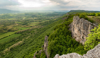 Fototapeta premium Balkan Mountains panorama, Gabrovo, Bulgaria