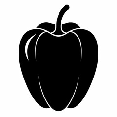 Bell Pepper vector silhouette 
