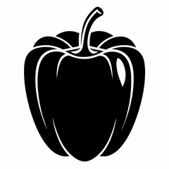 Bell Pepper vector silhouette 