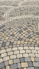 Paving slabs. Covering sidewalks and streets