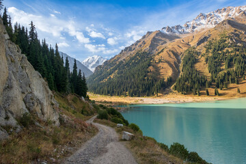 lake in the mountains