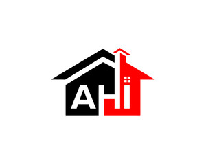 Fototapeta premium ahi home logo