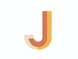 An elegant icon of the letter 'J' in gold, perfect for logos, symbolizing leadership and innovation in business