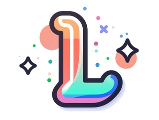 An elegant icon of the letter 'L' in gold, perfect for logos, symbolizing leadership and innovation in business