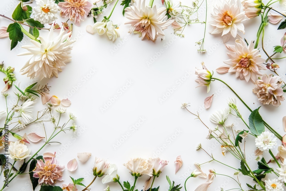 Poster the business templates clean lines are complemented by a simple floral touch, adding elegance to cor