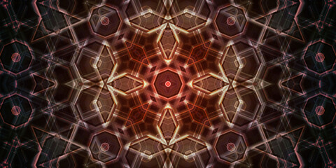 Naklejka premium Seamless art pattern. Art background texture