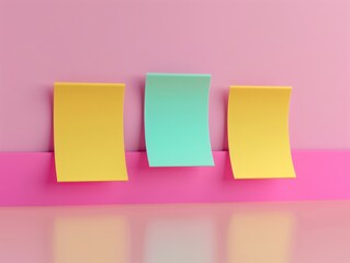 Fototapeta premium sticky notes icon illustration