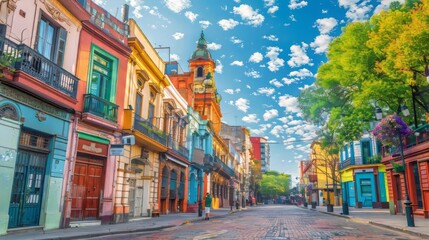 Vibrant Streets of Buenos Aires