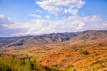 Madagascar life along roads.