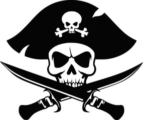 Pirate and sea theme icon