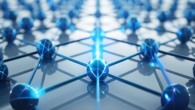 Zoom out on a sparkling virtual network system.