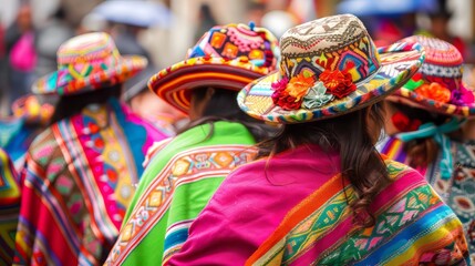 Peruvian Andean Festival Costumes