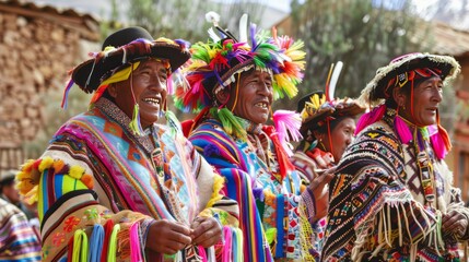 Bolivian Tinku Festival Outfits