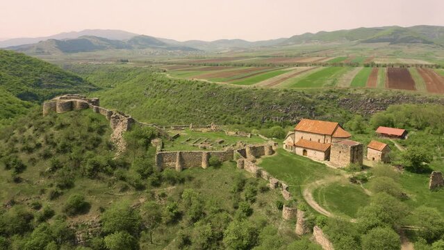 Ruins of the medieval town of Dmanisi in Georgia