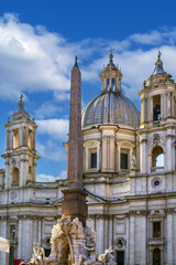Church Sant'Agnese in Agone, Rome, Italy