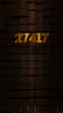 40k Vertical Art-Deco Celebration video introduction counter for the reaching 40000 subscribers, followers or likes. Also can be used in marketing, such: lottery, discounts and promotions.