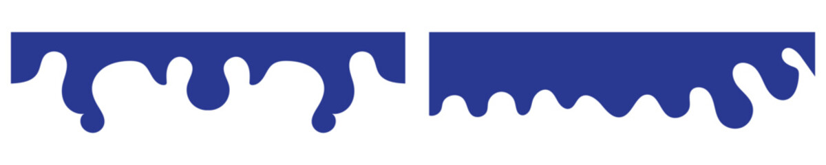 Set of separator headers, modern dividers shapes for bottom of the page web site