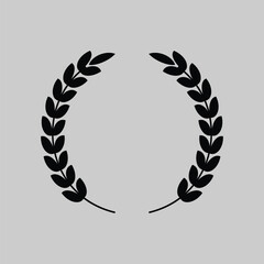 Obraz premium Laurel Wreath vector Symbol Icon Logo Design