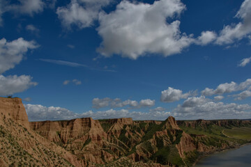 photographs of beautiful landscapes with cliffs and water lagoon