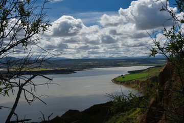 photographs of beautiful landscapes with cliffs and water lagoon