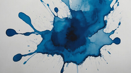 blue watercolor stain