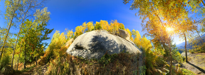 The Sokilsky ridge in the Carpathians