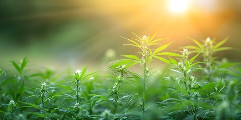 The Mood-Enhancing Benefits and Environmental Impacts of CBD in Guerrilla Cannabis Growing. Concept CBD Benefits, Guerrilla Cannabis Growing, Environmental Impact, Mood Enhancement